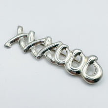 Load image into Gallery viewer, Vintage Sterling Silver &quot;XXXOOO&quot; Brooch
