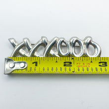 Load image into Gallery viewer, Vintage Sterling Silver &quot;XXXOOO&quot; Brooch
