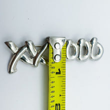 Load image into Gallery viewer, Vintage Sterling Silver &quot;XXXOOO&quot; Brooch
