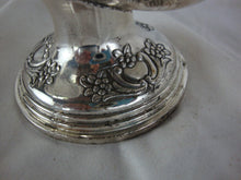 Load image into Gallery viewer, Vintage Raimond Silverplate Floral Scrollwork Sugar Scuttle with Gold Wash Interior
