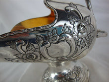 Load image into Gallery viewer, Vintage Raimond Silverplate Floral Scrollwork Sugar Scuttle with Gold Wash Interior
