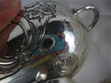 Load image into Gallery viewer, Vintage Raimond Silverplate Floral Scrollwork Sugar Scuttle with Gold Wash Interior
