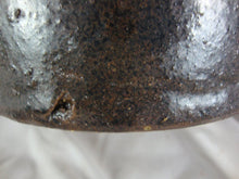 Load image into Gallery viewer, Vintage Folk Art Pottery Brown Small Butter Churn with Lid
