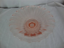 Load image into Gallery viewer, Vintage Heisey Pink Depression Glass Ribbed Pedestal Bowl
