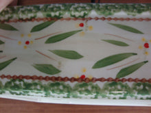 Load image into Gallery viewer, Vintage Temptations Ceramic Casserole 9x13 Serve Dish with Plastic Cover &amp; Metal Carry Tray
