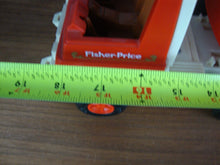 Load image into Gallery viewer, 1978 Fisher Price Husky Helpers Ladder Fire Truck with (2) Fire Fighter Figures
