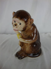 Load image into Gallery viewer, Vintage Japan Ceramic Monkey with Banana Figurine
