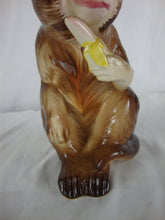 Load image into Gallery viewer, Vintage Japan Ceramic Monkey with Banana Figurine
