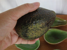 Load image into Gallery viewer, Vintage Ceramic Avocado Shape Guacamole Salsa Serving Bowls Set of 6
