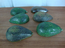 Load image into Gallery viewer, Vintage Ceramic Avocado Shape Guacamole Salsa Serving Bowls Set of 6
