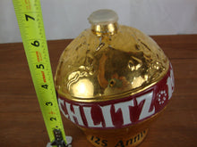 Load image into Gallery viewer, Vintage Schlitz 125th Anniversary Ceramarte Globe Decanter
