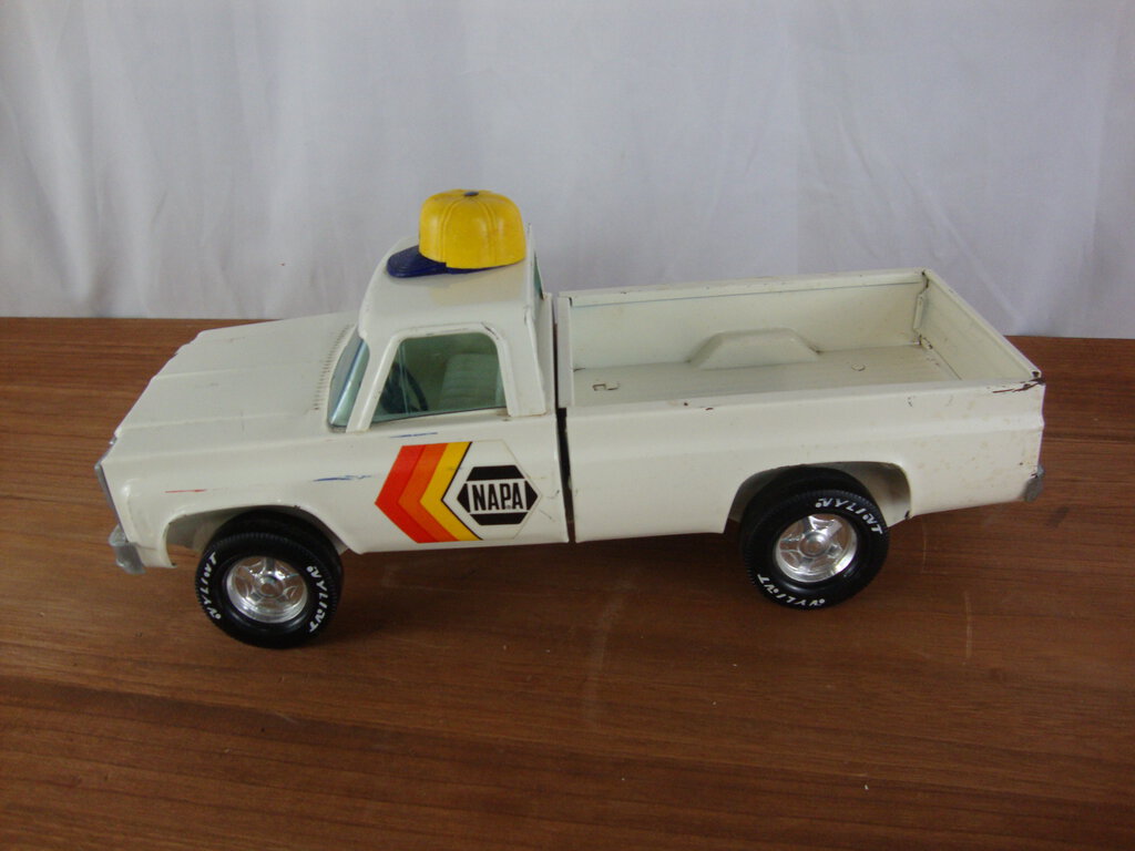 Vintage Nylint Napa White Metal Chevrolet Toy Pickup Truck