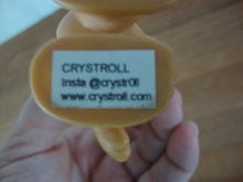 Load image into Gallery viewer, Vintage Crystal Treasure Small Troll Frosted Crystals
