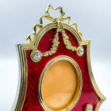 Load image into Gallery viewer, 1980s Romanov Gifts Red Imperial Louis XVI Picture Frame
