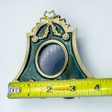 Load image into Gallery viewer, 1980s Romanov Gifts Green Imperial Louis XVI Picture Frame
