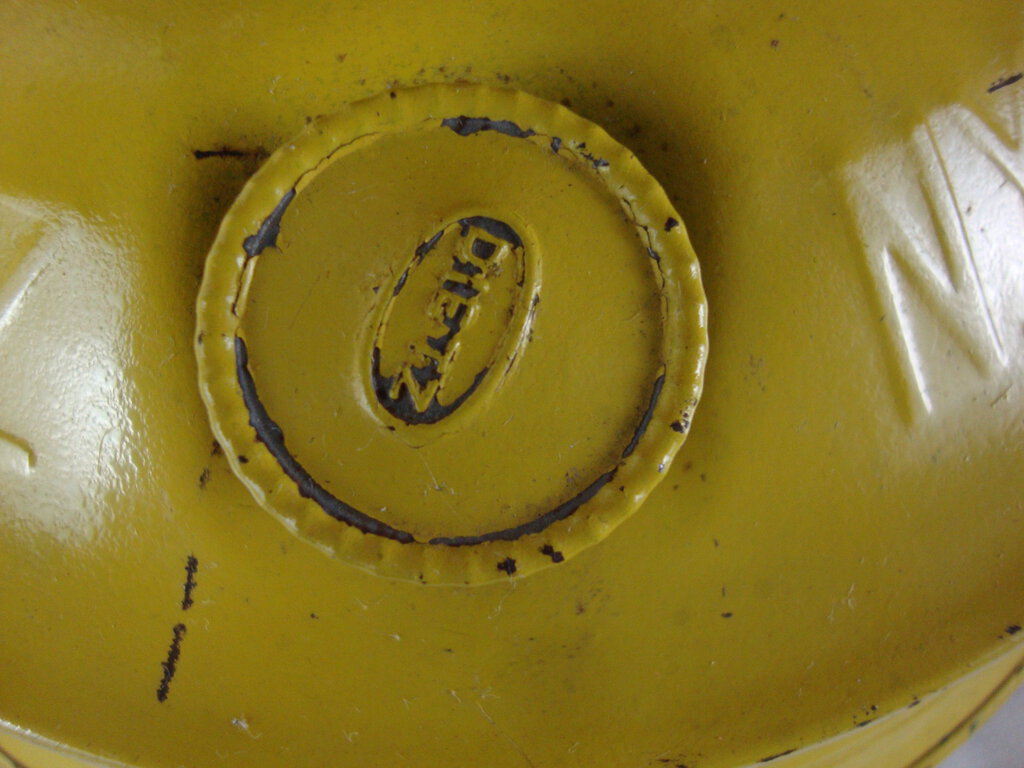 Vintage Dietz No. 100 Balto Gas & Elec Co. Yellow Metal Railroad