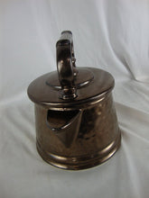 Load image into Gallery viewer, Vintage McCoy USA Bronze Ceramic Teapot Cookie Biscuit Jar with Lid
