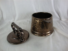 Load image into Gallery viewer, Vintage McCoy USA Bronze Ceramic Teapot Cookie Biscuit Jar with Lid
