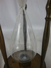 Load image into Gallery viewer, Vintage Brass White Sand Desktop Hourglass Timer
