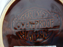 Load image into Gallery viewer, Vintage Marcrest Oven Proof Daisy Dot Brown Stoneware Divided Dish
