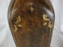 Load image into Gallery viewer, Vintage Golden Crown Italy Leather Wrapped Empty Liquor Decanter
