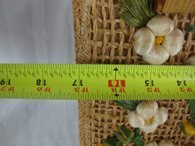 Load image into Gallery viewer, Vintage Bibi Cabana Woven Floral Bamboo Handle Purse
