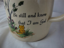 Load image into Gallery viewer, Yesteryears Pottery Texas Be Still and Know That I Am God Decor Pitcher
