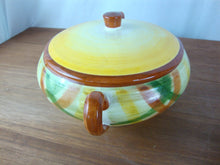 Load image into Gallery viewer, Vintage Vernonware Homespun Covered Casserole Vegetable Dish
