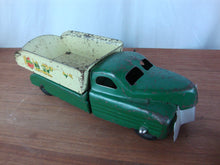 Load image into Gallery viewer, 1940&#39;s BUDDY L Pressed Steel Green/Cream Sand and Gravel Dump Truck
