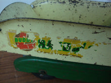 Load image into Gallery viewer, 1940&#39;s BUDDY L Pressed Steel Green/Cream Sand and Gravel Dump Truck
