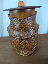 Load image into Gallery viewer, 1970&#39;s Treasure Craft Wise Owl Graduate Ceramic Cookie Jar
