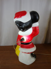 Load image into Gallery viewer, Vintage Disney Christmas Waving Mickey Mouse Santa Empire Small Lighted Blow Mold
