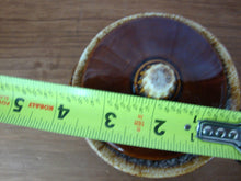 Load image into Gallery viewer, Vintage Hull Oven Proof USA Brown Drip Glaze Sugar Bowl with Lid
