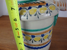 Load image into Gallery viewer, Vintage Mexico Pottery Talavera Style Canister Jar with Toucan Bird Lid
