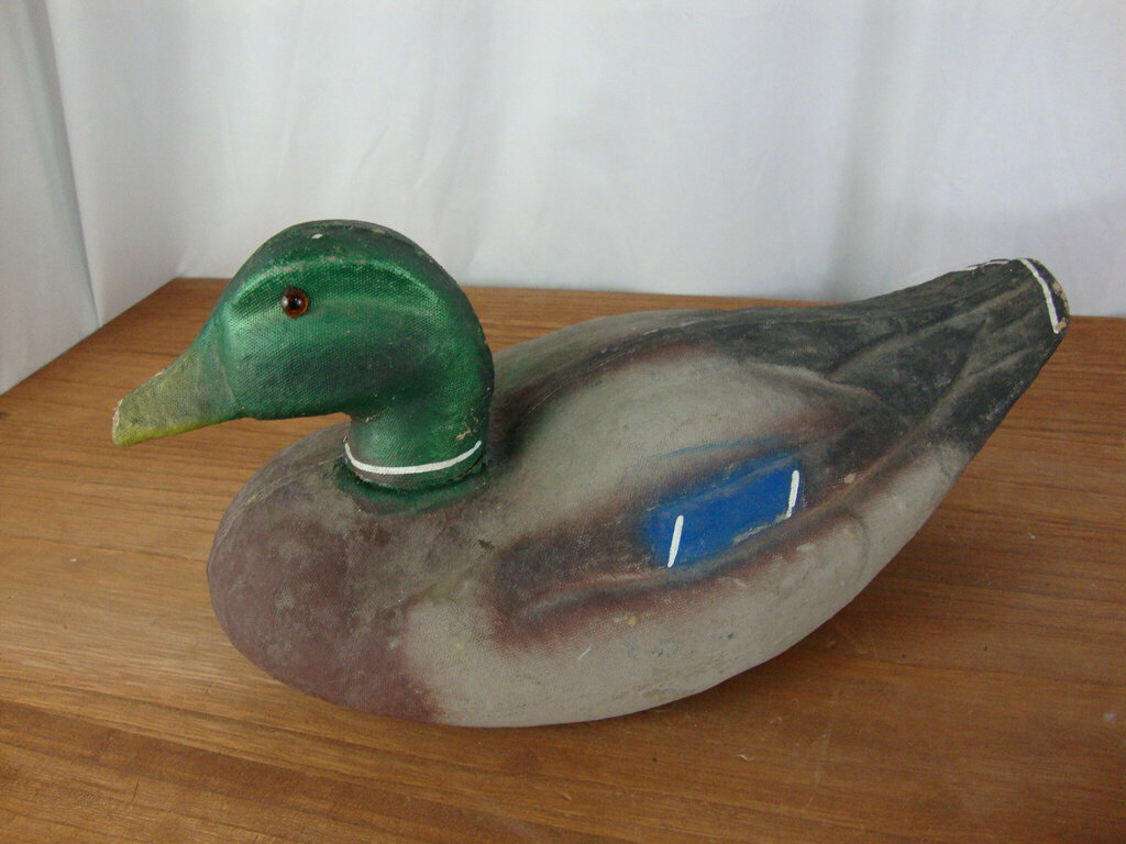 JC Higgins Sears Roebuck Canvas Painted Duck Decoy