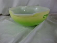 Load image into Gallery viewer, Vintage Pyrex Promotional Green Dots/Squares 444 Mixing Serving Bowl
