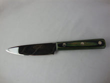 Load image into Gallery viewer, Eagle River Knife Co Alaska Dymondwood Green and Black Handle Kitchen Utility Steak Knife
