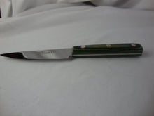 Load image into Gallery viewer, Eagle River Knife Co Alaska Dymondwood Green and Black Handle Kitchen Utility Steak Knife
