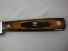 Load image into Gallery viewer, Eagle River Knife Co Alaska Dymondwood Brown and Black Handle Kitchen Utility Steak Knife
