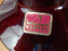 Load image into Gallery viewer, Vintage Viking Glass Ruby Red Glass Small Liquor Decanter with Stopper
