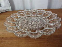 Load image into Gallery viewer, Vintage Indiana Glass Clear Glass 15 Slot Deviled Egg and Relish Tray
