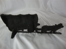 Load image into Gallery viewer, Vintage Cast Iron Ox with Yoke and Carriage Door Stop
