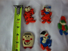 Load image into Gallery viewer, 1978 Kellogg&#39;s Cereal Characters Refrigerator Magnets Set of 5
