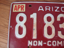 Load image into Gallery viewer, 1989 Arizona Non-Commercial 8183-AB Automobile License Plate Tag Matched Pair
