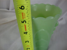 Load image into Gallery viewer, Vintage Fire King Jadeite Art Deco Leaf Vase
