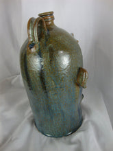 Load image into Gallery viewer, Marvin Bailey Skinny Double Face 3 Eyed 10 Inch Ugly Face Jug
