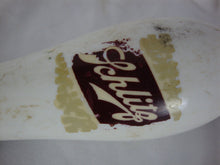 Load image into Gallery viewer, Vintage Schlitz Porcelain/Wood Spindle Beer Tap Handle
