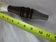 Load image into Gallery viewer, Vintage Schlitz Porcelain/Wood Spindle Beer Tap Handle
