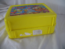 Load image into Gallery viewer, 1978 Thermos Brand Garfield Yellow Plastic Kids Lunchbox No Thermos
