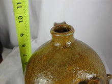 Load image into Gallery viewer, Marvin Bailey Ochre/White Crying Eyes 9 Inch Ugly Face Jug
